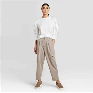 Prologue Ankle Length Cargo Pants Women's Gray / Taupe